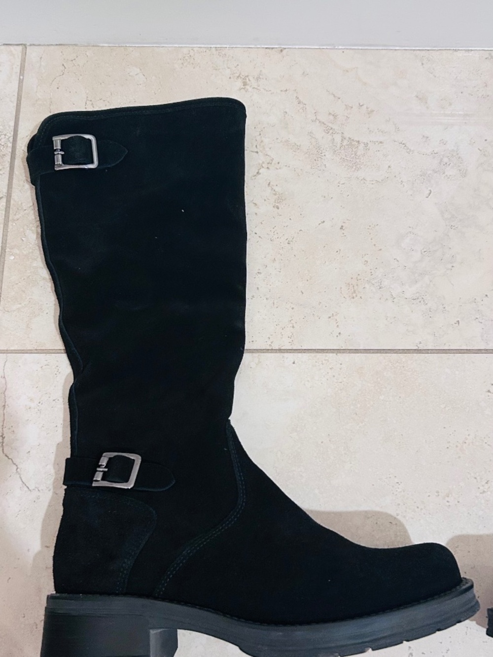 La Cannadienne water resistant genuine suede boots.